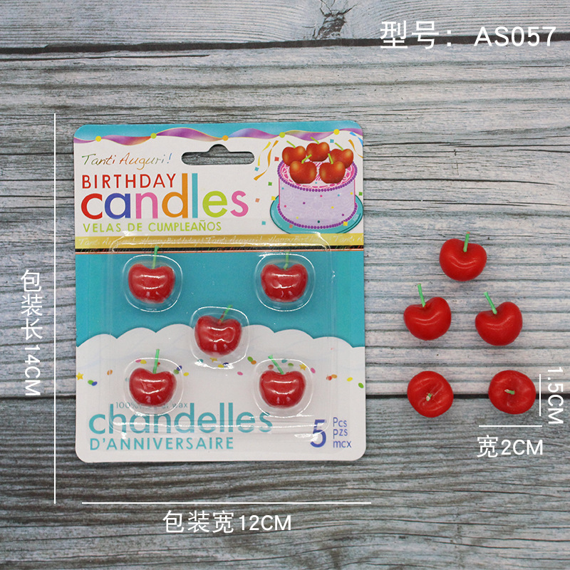 Vela de cumpleaños de dibujos animados al por mayor popular fiesta de flores oso dinosaurio donut cara sonriente vela de pastel para niños