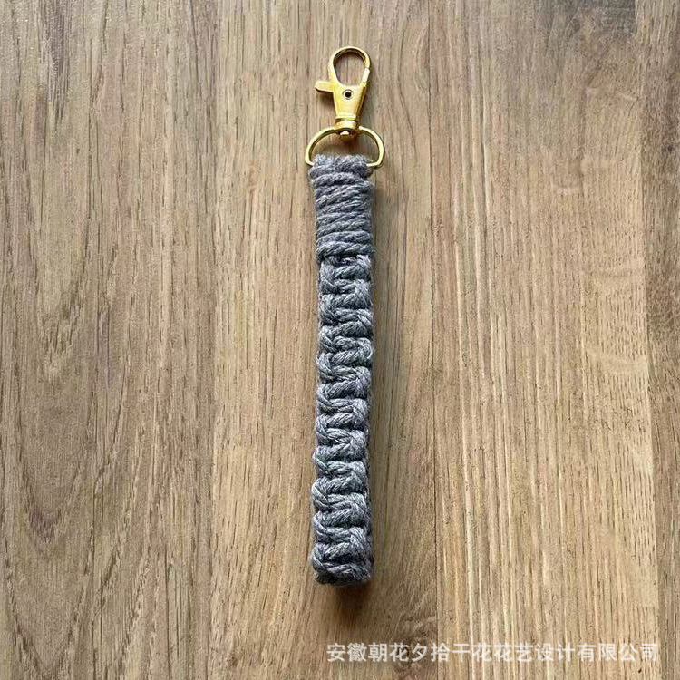 Llavero tejido a mano Nórdico tejido colgante bolsa colgante coche llavero lana llavero Navidad