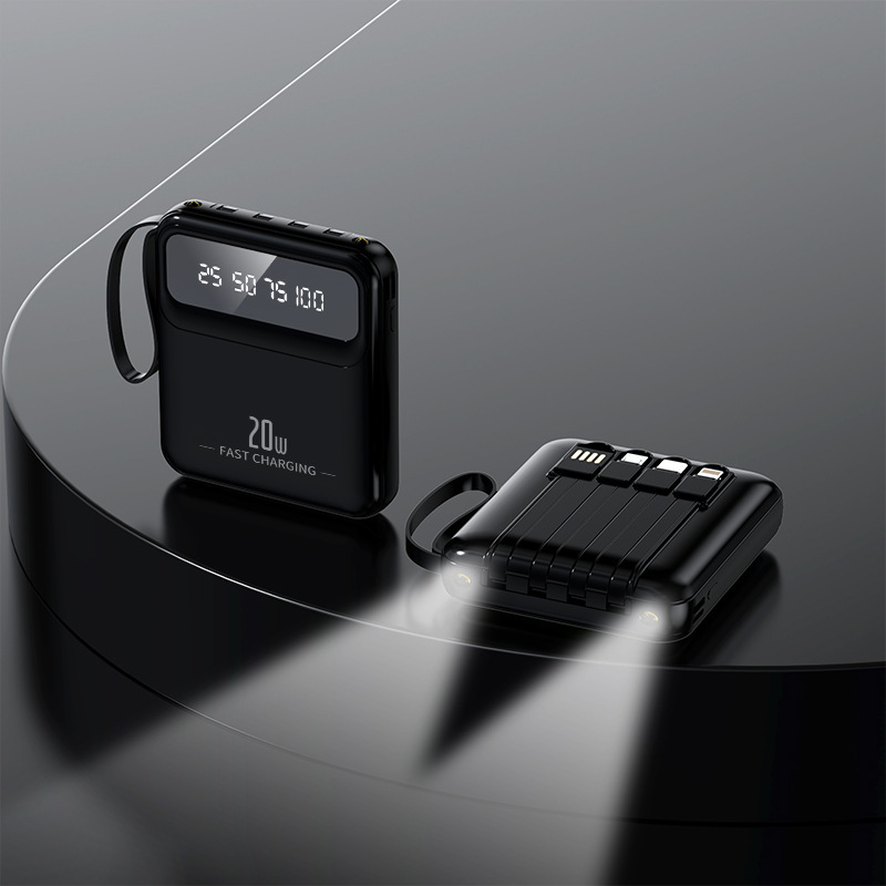 国境を越えたミニコンパクトポータブルパワーバンク 20000 mAh 取り外し可能なギフト付き LG モバイル電源|undefined