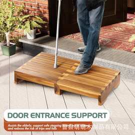 热卖酒店卫生间脚垫浴室防滑垫 厂家直销厕所竹制淋浴防摔竹地垫