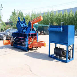 废旧金属液压压块机卧式铜屑液压压块机小型废铁液压压块机图片