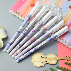 Cartoon Kumamoto Rabbit gel pen cute stationery student cap pen writing tool water pen office supplies signature pen