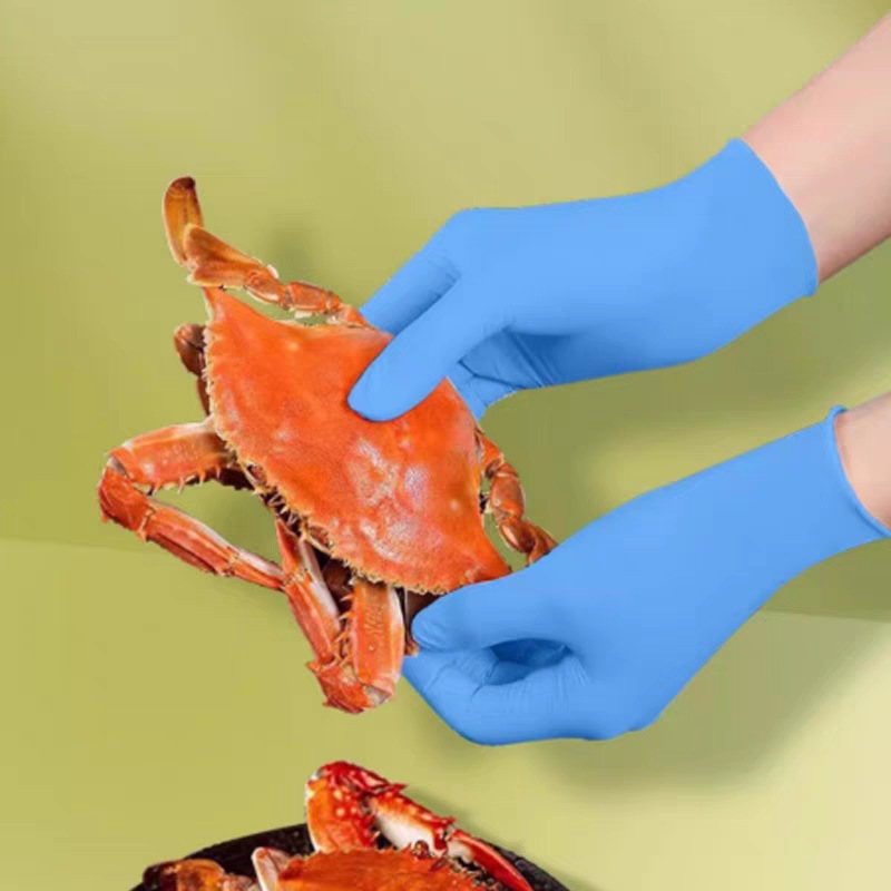 手袋を染めて子供の使い捨ての手袋のニトリルの食品級のゴムのラテックスの幼児の子供は絵を描いて手作業で防水します。|undefined