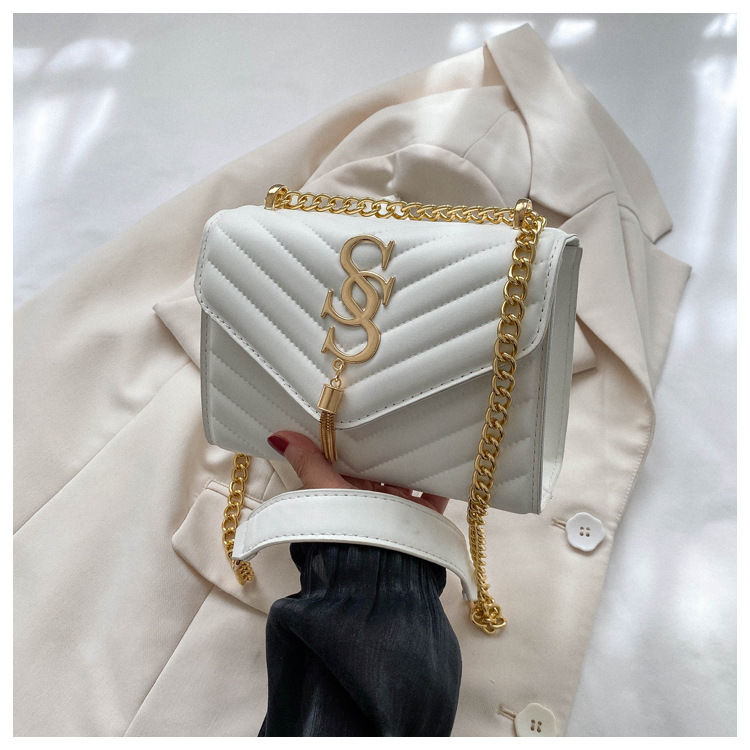 Damen Handtasche Im Western Stil Mit Kette Und Umhängefunktion_voghion.com
