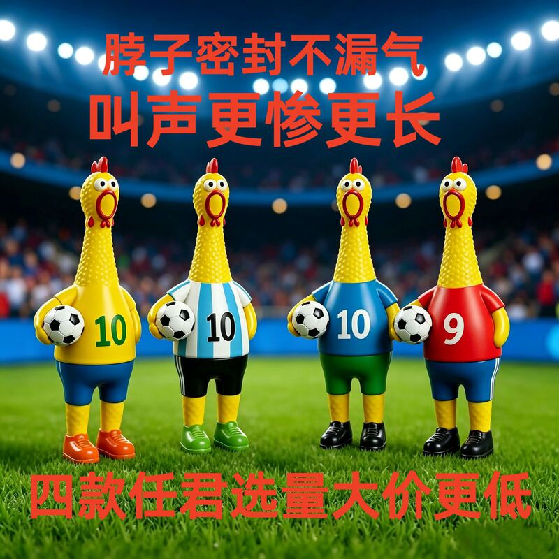 World Cup Football Screaming Chicken Quacking Chicken Funny Gift Squeeze Football Screaming Chicken Prank Dog Toy World Cup Football Screaming Chicken Quacking Chicken Funny Gift Squeeze Football Screaming Chicken Prank Dog Toy