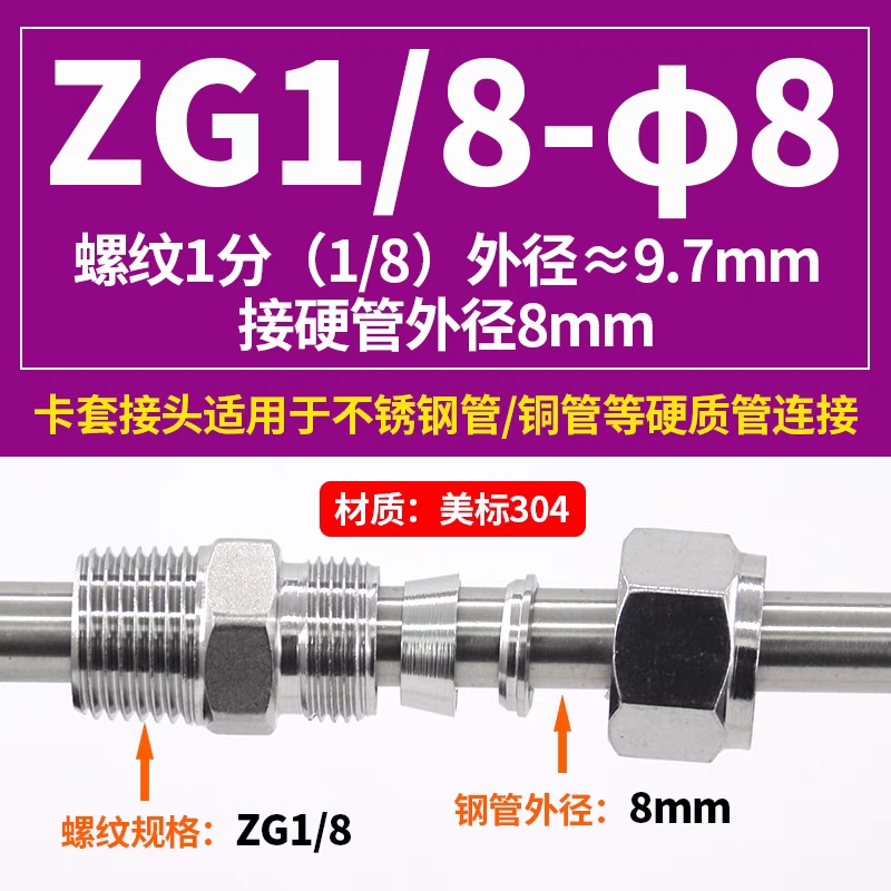 ZG1/8-φ8mm