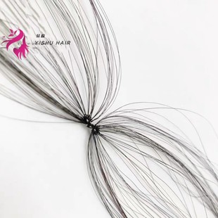 Physical Hair Growth Two-Hole Small Feather Zero-Sense Feather Hair Extensions to Increase Hair Physical Light Hair Real Hair Feather Hair Extensions
