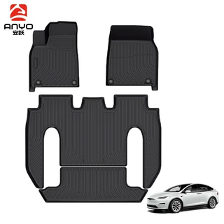 适用于Tesla Model X 6座 2022-2023特斯拉定制批发TPE汽车脚垫