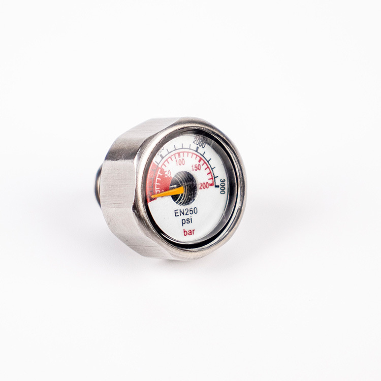 Botella pequeña de buceo HOTDIVE MINI manómetro botella de descompresión MINI manómetro medidor de presión de buceo medidor individual