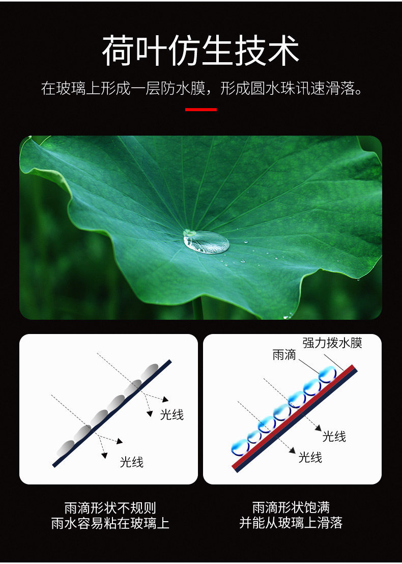 Car Mirror Rain-Proof Sticker, Rearview Mirror Rain-Proof Film, Full-Screen Rain-Proof Film for Reversing Mirror, Waterproof Magic Tool for Car Mirrors