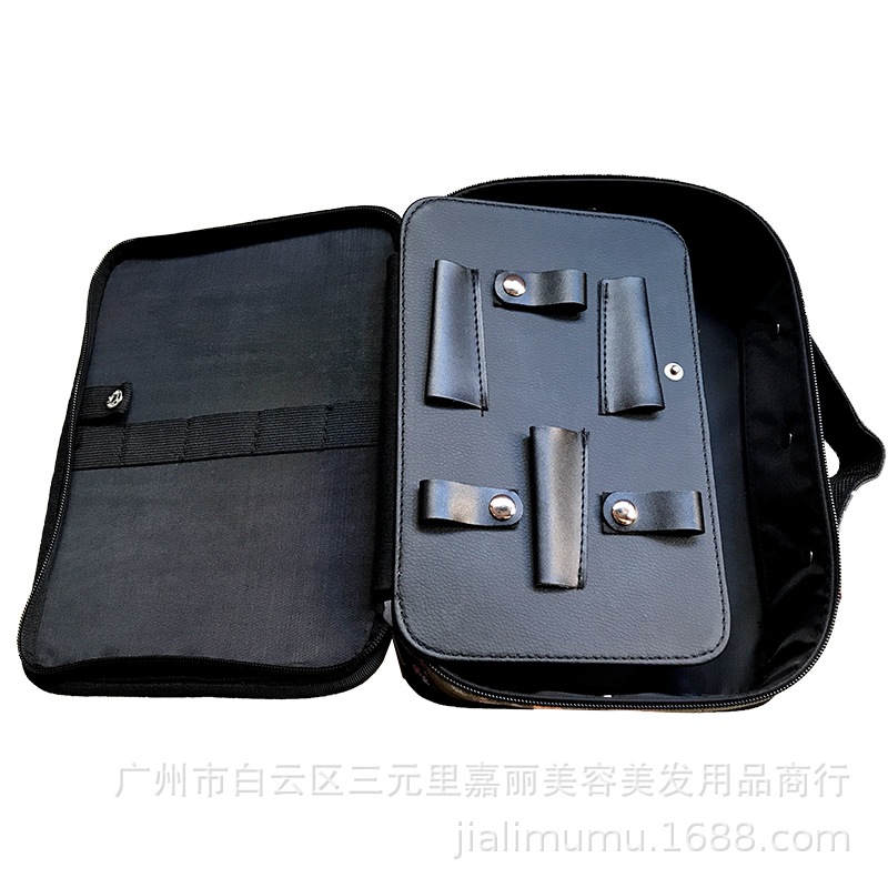 Peluquería kit estilista especial multi-funcional tijeras bolsa de Barbero bolsa de almacenamiento de herramientas portátil eléctrica Clipper bolsa