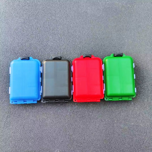 Fishing compartment small accessories box turtle-shaped square accessories storage tool box storage box fishing supplies fishing gear