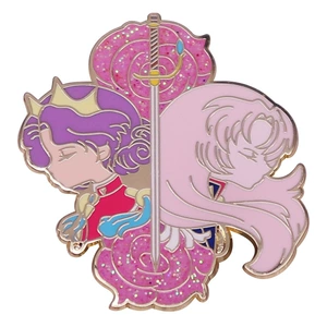 Japanese anime movie "Oudina's Teenage Girl Revolution" brooch, clothing and hat pin, metal accessory gift