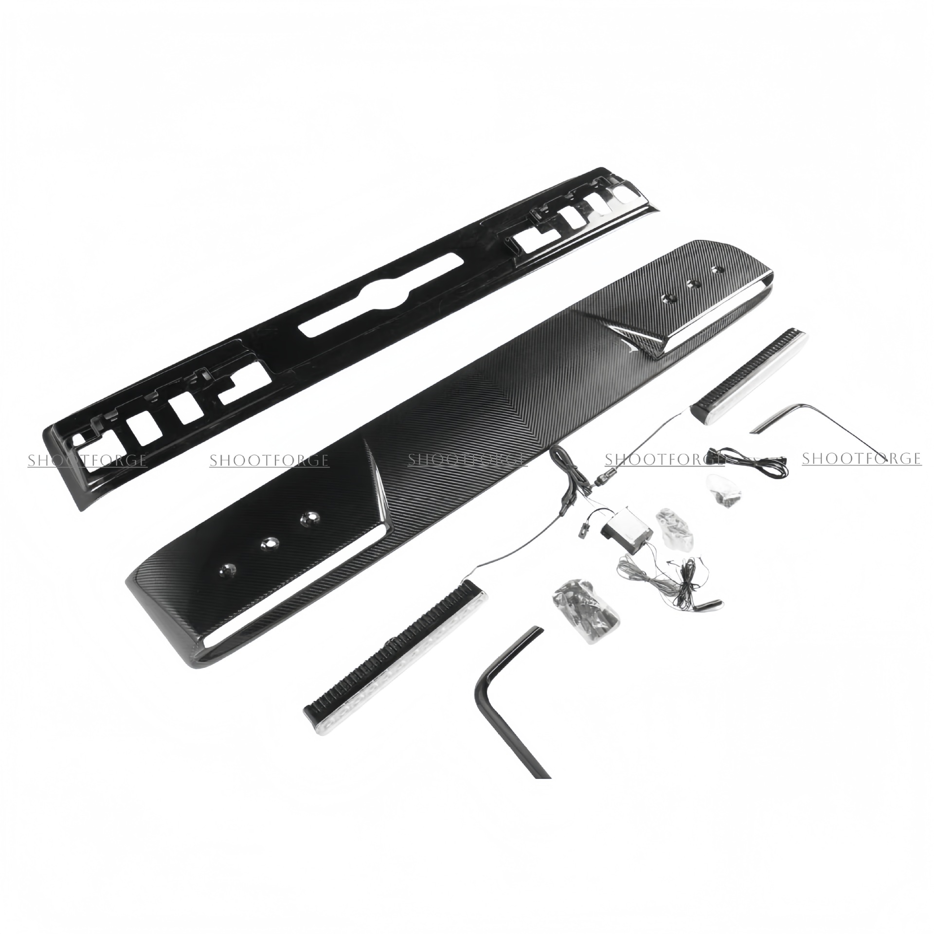 Mercedes-Benz – Big Surrounded Rear Lip Top - front-top-light