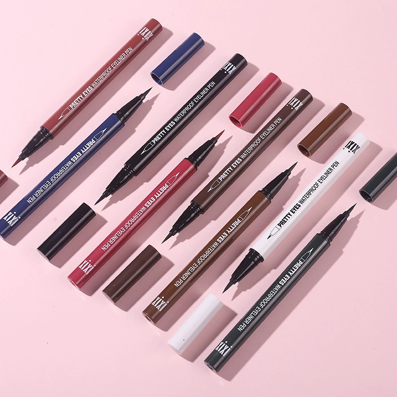 Хай-лаку Eye pencil, водостойкая подводка, мягкая щеточка, без размазывания, длительный эффект, быстрое высыхание