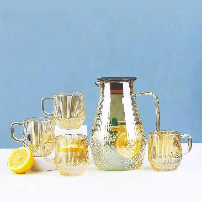 Capacious teapot, glass gift box, set, wholesale