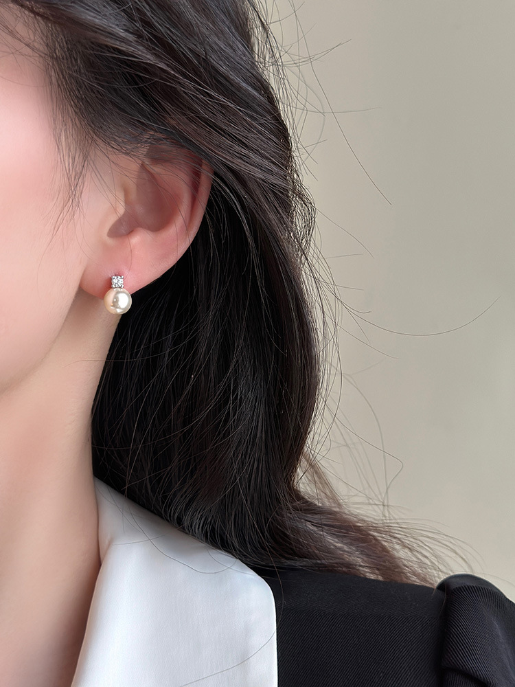 Women's Gender 1 Pair 925 Sterling Silver Geometric Ear Studs
