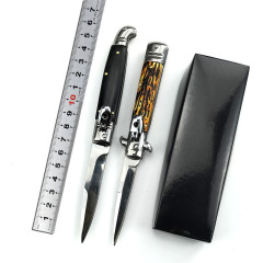 高品質マフィアAKC屋外折り畳みナイフ携帯キャンプ戦術ナイフ携帯ポケット小高硬度鋭利