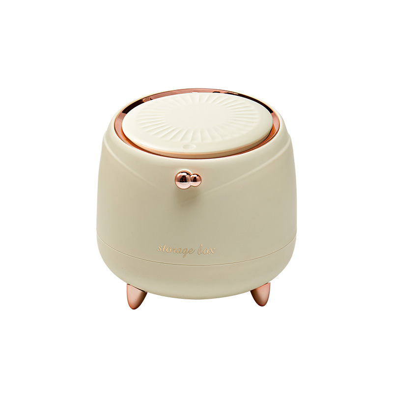 Push-tipo de plástico cesta de papel de escritorio creativo Papelera Oficina hogar mini bote de basura