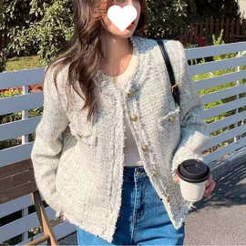 法式气质御姐风外套女秋冬新款宽松型减龄外穿短款上衣潮