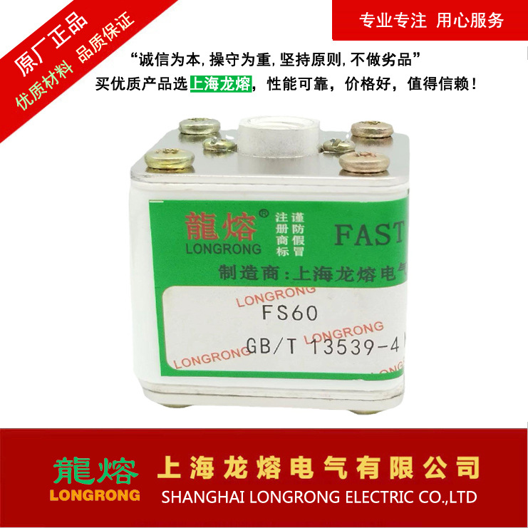 快速熔断器FS60 690V 60A50A40A30A20A ，认准"龍熔"品牌