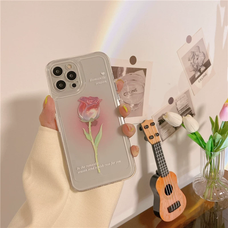 Фуксия совместимый чехол для космического телефона, градиент, 13promax, 12, iphone