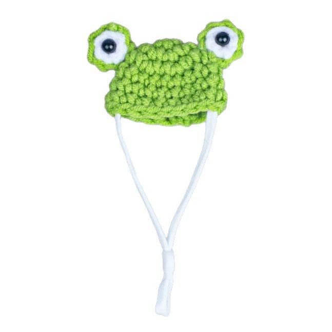 Transfronterizo al por mayor de carga hamster oro oso hilo sombrero sombrero de lana sombrero decorativo tejido a mano lindo sombrero mini mascota