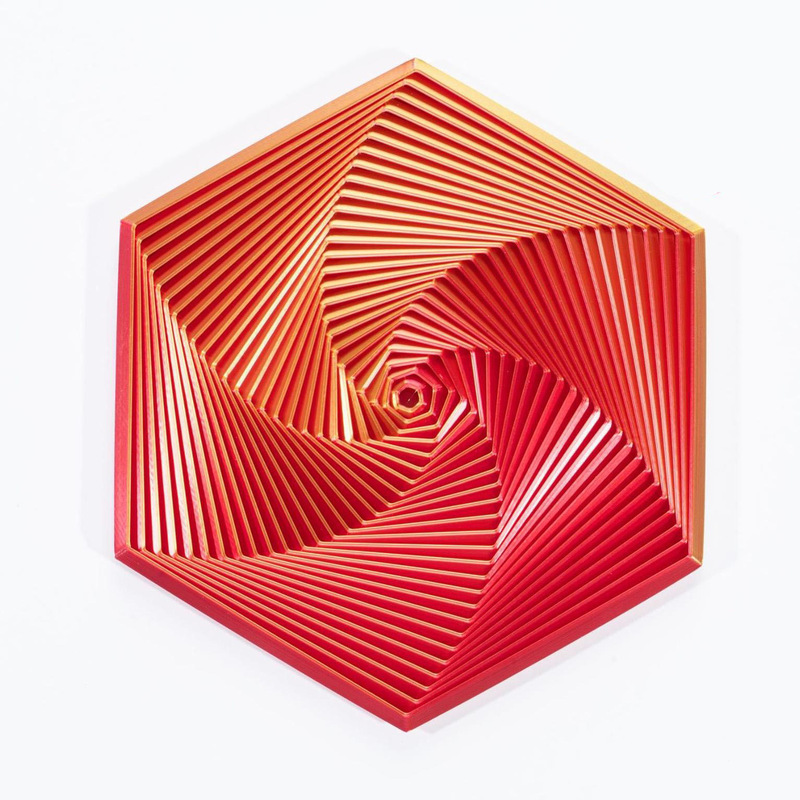 3D打印六边形分形烦躁解压神器萝卜塔玩具Fractal Fidget Hexagon|undefined