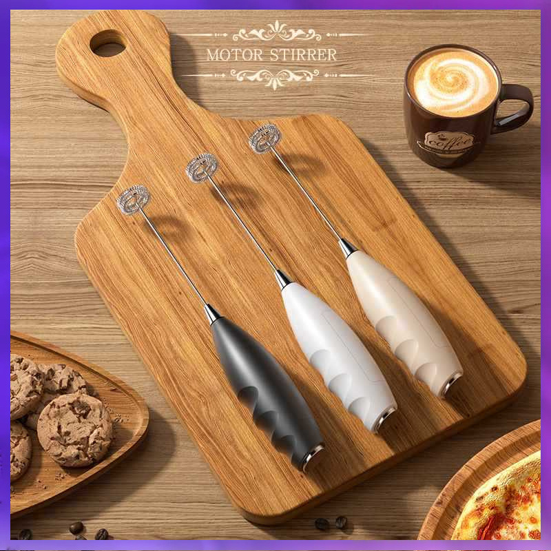 ✅ Milk Frother Coffee Frother Household Electric Milk Frother Milk Stirrer Handheld Egg Beater Milk Frother