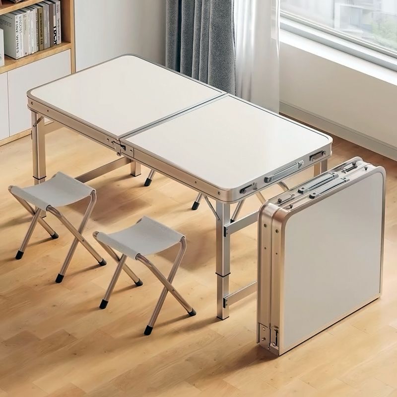 Outdoor Folding Table Night Market Stall Convenient Folding Table Outdoor Camping Dining Table Thickened Aluminum Alloy Table