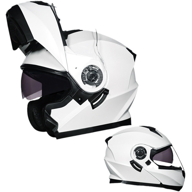 Motocyklové příslušenství a díly, výklopná helma, pánské a dámské helmy, celoroční motocyklová cestovní polohelma, univerzální celoroční_voghion.com