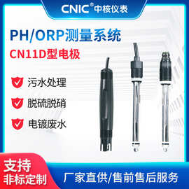 CN11-D电极PH/ORP耐高温玻璃防水传感器工业在线ph复合电极ph探头