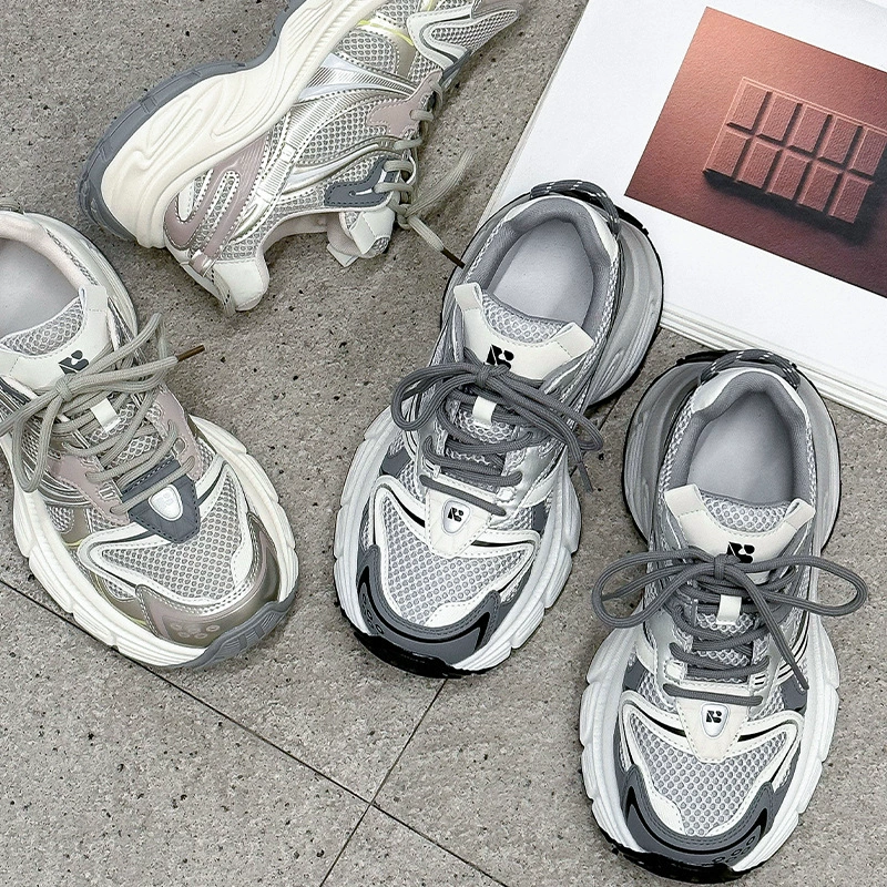 Толстая подошва увеличена до 2025 года новая толстая подошва с круглой головой