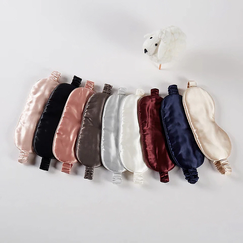 19 Mumi マルベリーシルクアイマスク光沢のあるサテンシルクアイマスク 100% シルクアイマスククロスボーダー卸売刺繍|undefined