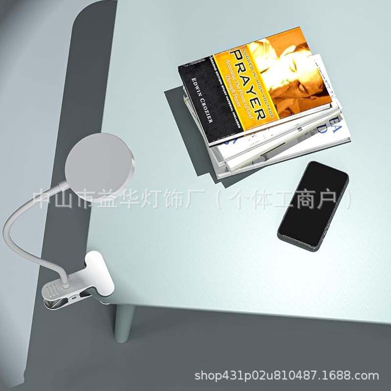lámpara de cabecera de cama tipo clip led lámpara de escritorio de protección de ojos escritorio de estudiantes de carga tipo clip dormitorio lectura lámpara de clip