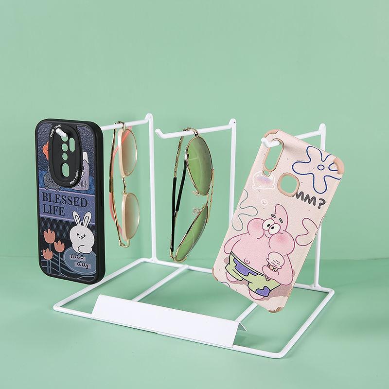 Internet celebrity Fluid Bear display stand Iron desktop storage rack stall display stand Fluid Bear keychain finished product display