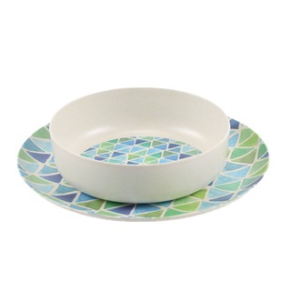 Bamboo fiber environmental protection round large soup bowl creative large soup bowl household instant noodle bowl style printing multi-on-demand production