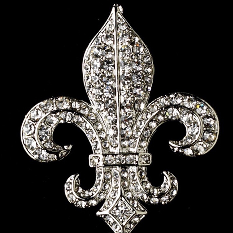 High-end luxury full diamond spear brooch corsage jewelry clothing all-match pin accessories