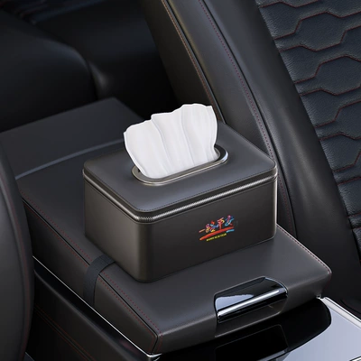 car napkin pack, Car tissue box/set - safe-journeyquality-black-single-packarmrest-box-tissue-holder