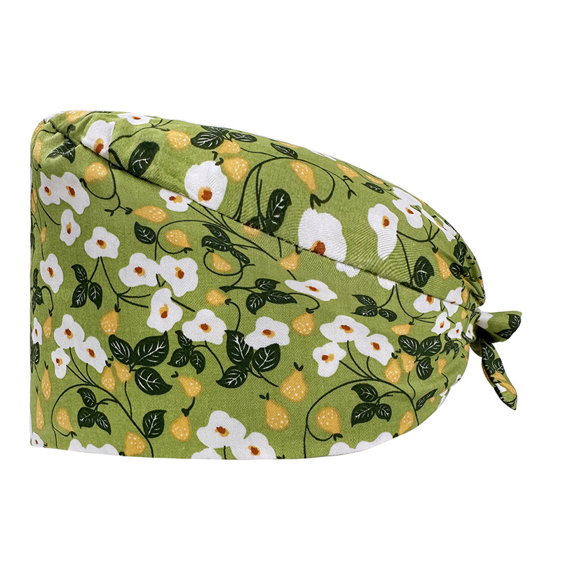 Nuevo Gorro de Enfermera para UCI con Lindos Estampados, Algodón Puro, Gorro de Cocina, Odontología, Belleza y Medicina, Unisex, en Existencia.
