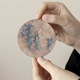 国风棉麻杯垫双面小型布艺茶点盘垫茶垫布茶盘茶托垫盖碗壶承壶托