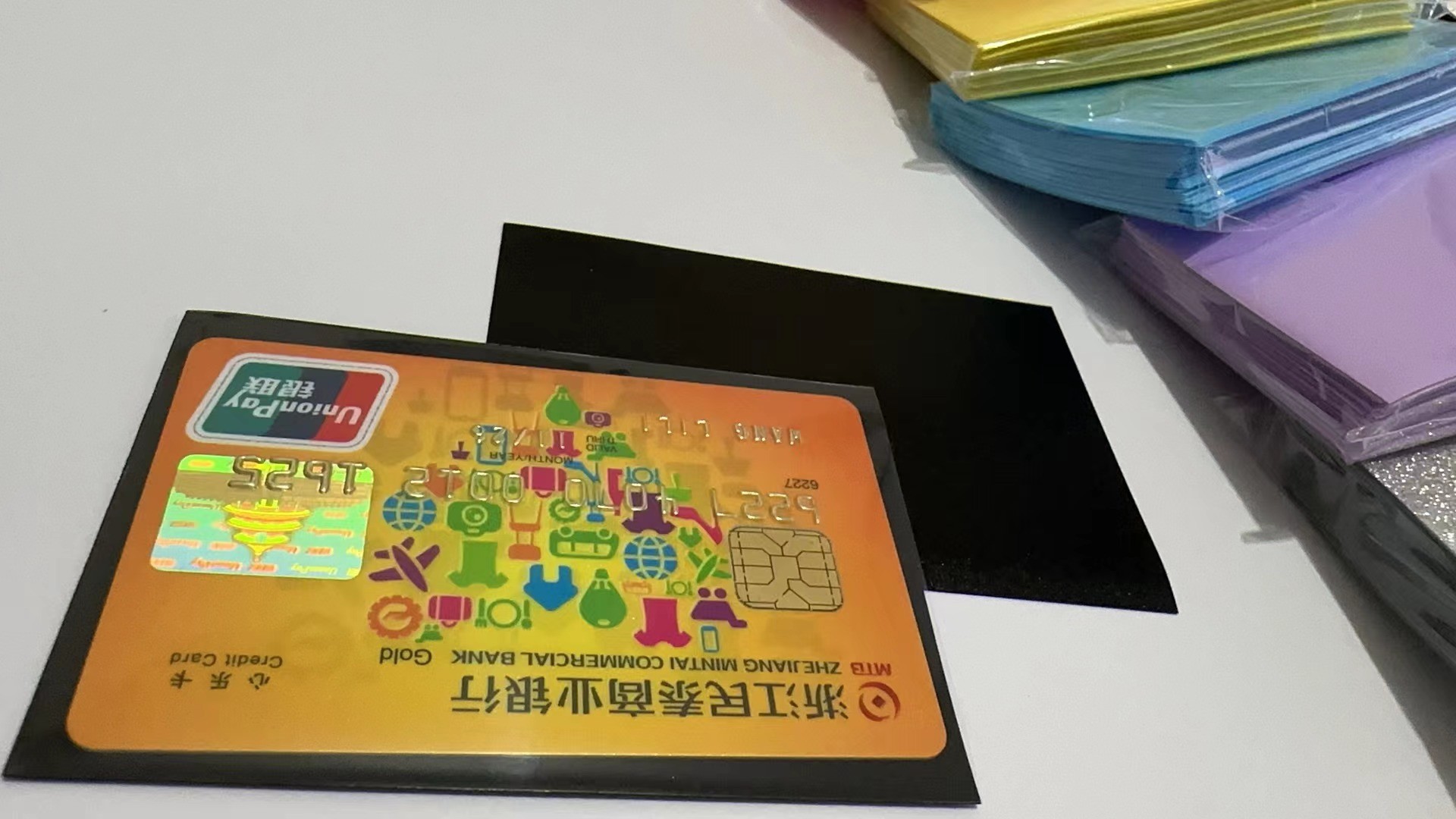 Película de tarjeta de palomitas de maíz 20 seda boca plana bar Ye Luoli Pony Baoli funda de tarjeta pequeña película protectora escritura Polaroid