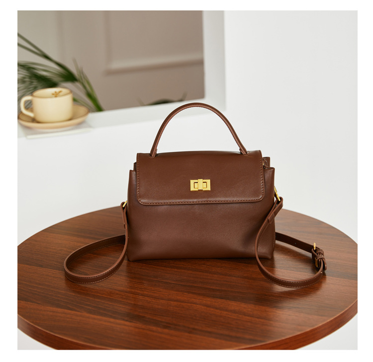 Small Square Crossbody Bag Women's Shoulder Bag Soft Leather_voghion.com