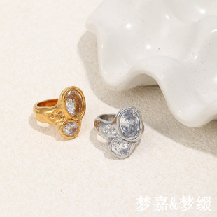 ���ΚW���羳���u�r�Ђ���ָ�h����P��18K��С�ʯ�p�^��ָ