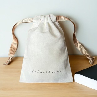 Manufacturer Processes Custom Drawstring Drawstring Small Canvas Bags Small Sachets Jewelry Tips Bags Gift Advertising Cotton Bags