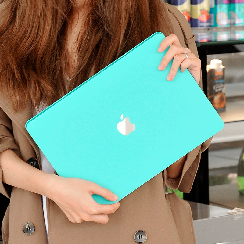 Защитный градиентный матовый чехол (для Apple) для MacBook Air/Pro, включает пленку на клавиатуру и пробки от пыли