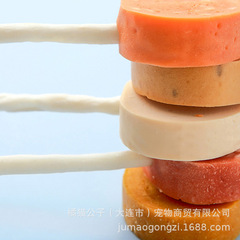 Rihe Youchong Wanwan lollipop training dog snacks, grinding teeth stick, bite resistant puppy, golden haired teddy bear 25g/piece