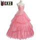 Halloween Costume Magic Wicked Witch cos Costume The Wizard of Oz Pquiz Glinda Pink Dress cos Costume