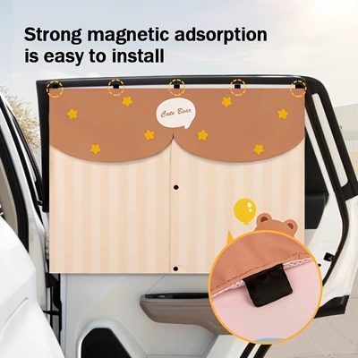 sunshade retractable magnetic suction window – Sun shade