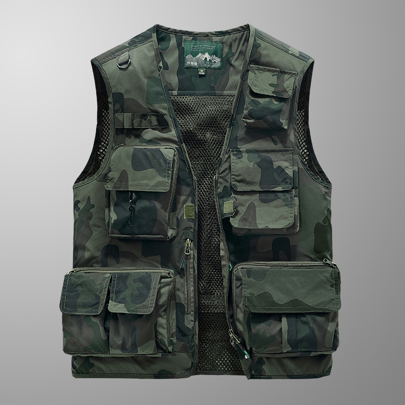 Spring and Autumn New Multi-Pocket Men's Vest Thin Trendy Breathable 2019 New Outdoor Mountaineering Waistoutwear Spring and Autumn New Multi-Pocket Men's Vest Thin Trendy Breathable 2019 New Outdoor Mountaineering Waistoutwear